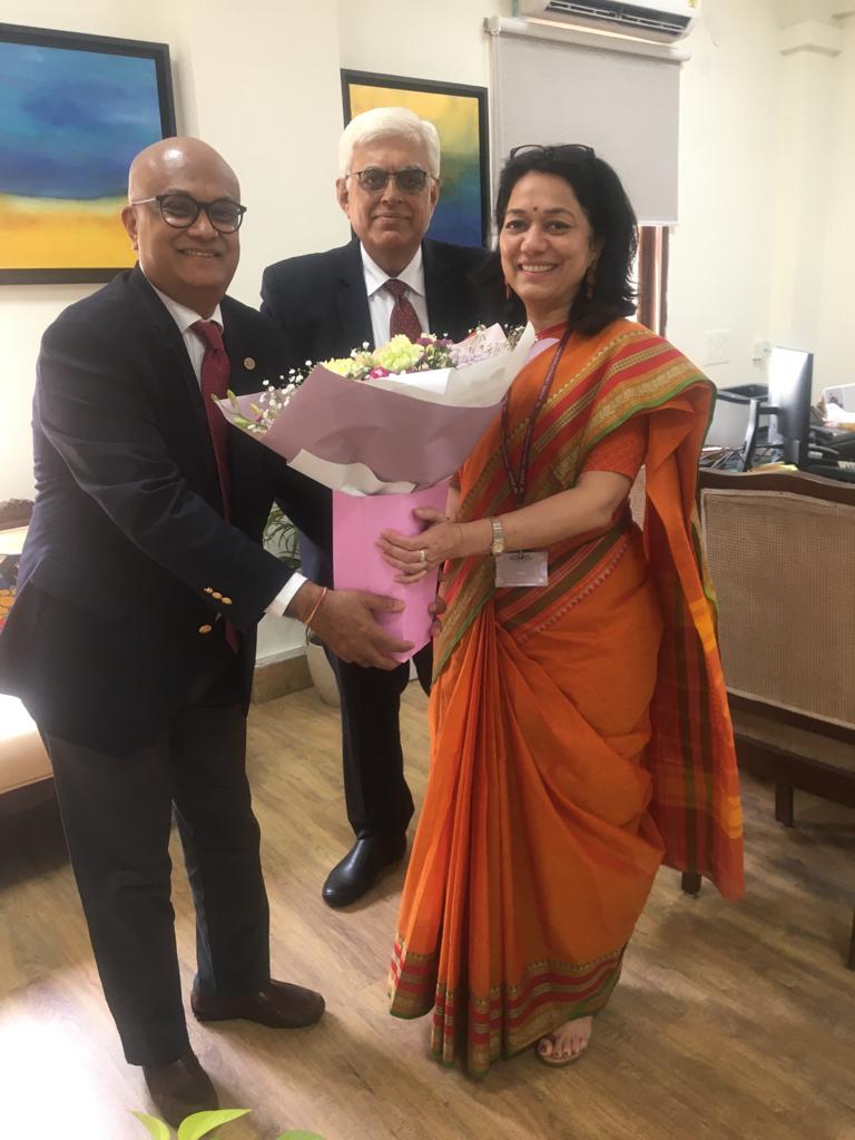 TEXPROCIL @ Meeting with Ms Shubhra, Trade Advisor, Ministry of Textiles, on 15th March, 2022
