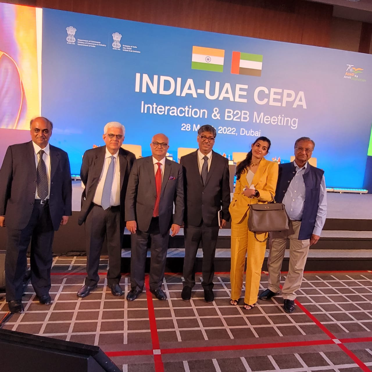 TEXPROCIL delegation at India-UAE CEPA Meet at Dubai on 28th March 2022