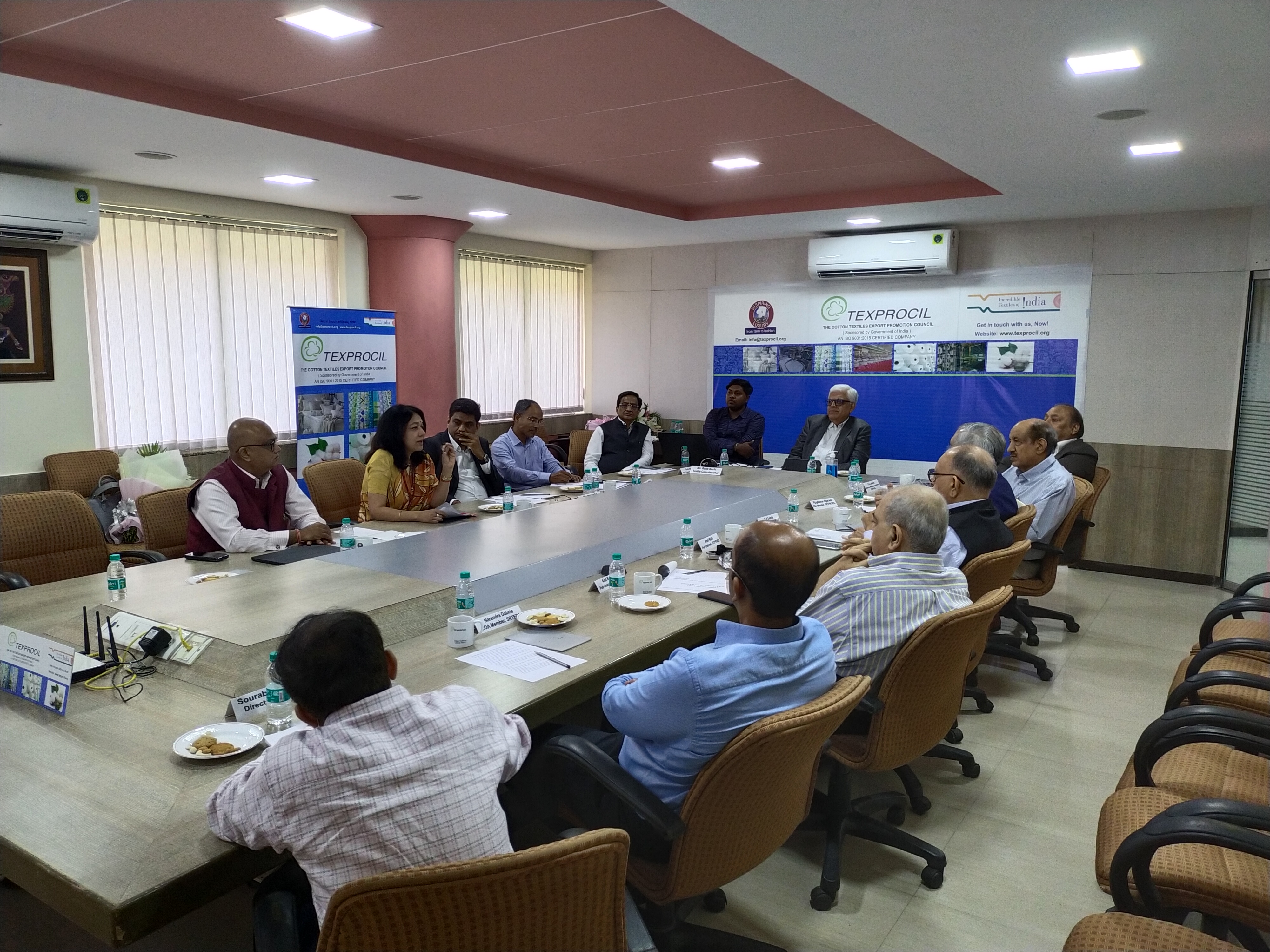 A meeting on ‘Technical Textiles and Export Strategy’ chaired by Ms. Shubhra, Trade Adviser, Ministry of Textiles was held at TEXPROCIL Head Office in Mumbai on 27th May 2022.