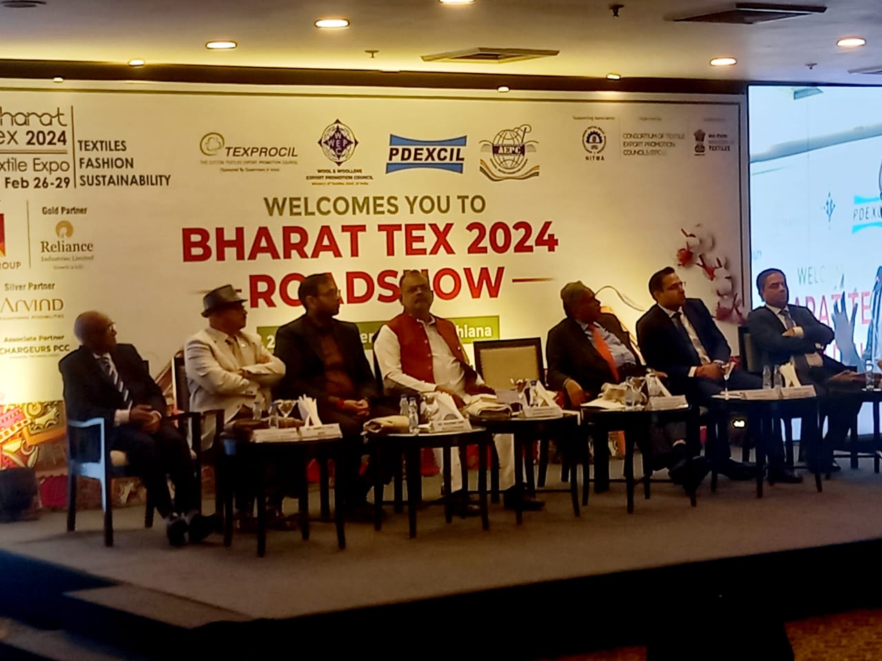 TEXPROCIL organised a Roadshow on Bharat Tex 2024 at Ludhiana on 20 December 2023