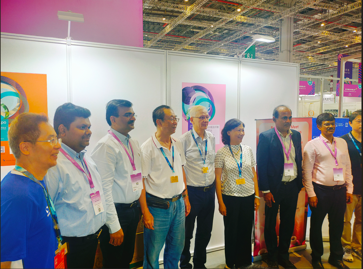 TEXPROCIL and Shanghai Textile Association organised a B2B Connect for Indian Exhibitors on 28 Aug at Yarn Expo being held in Shanghai (China) from 27-29 August, 2024.