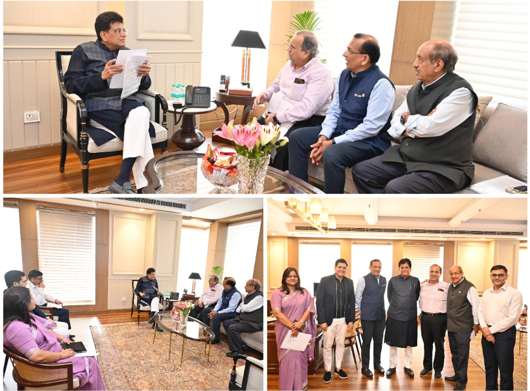 Shri Vijay Agarwal, Chairman TEXPROCIL met Hon’ble CIM, Shri Piyush Goyal on 27 June, 2025.